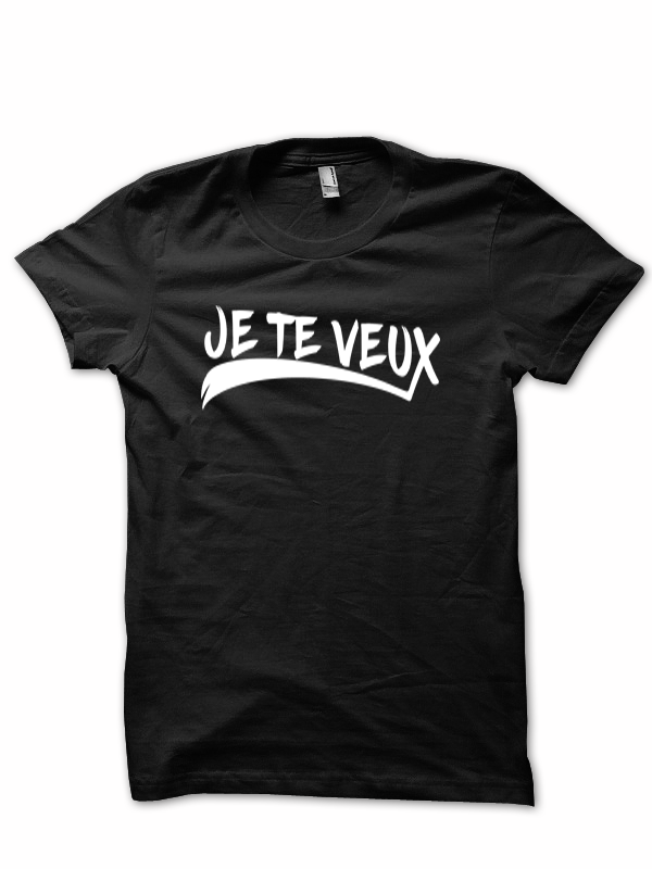 Je Te Veux- I want you, Custom French Tee, Unique French Shirt, Men and ...